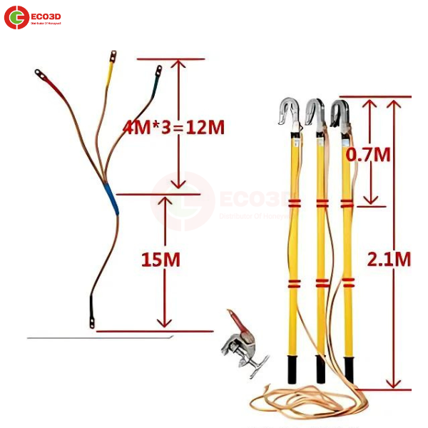 sào cách điện, bảo hộ eco3d, dụng cụ cách điện, SÀO CÁCH ĐIỆN HV-230 HASTING USA, bảo hộ ngành điện,