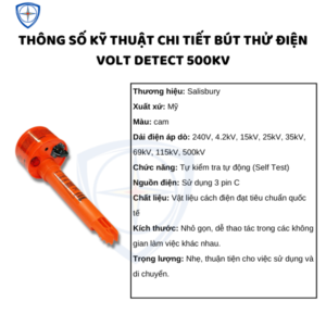 BÚT THỬ ĐIỆN CAO ÁP VOLT DETECT, BẢO HỘ ECO3D, DỤNG CỤ CÁCH ĐIỆN, THIẾT BỊ THỬ ĐIỆN, BẢO HỘ NGÀNH ĐIỆN,