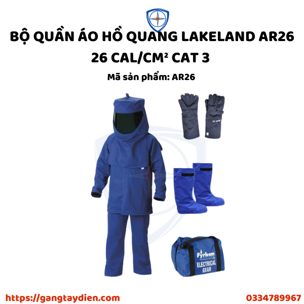 BỘ QUẦN ÁO HỒ QUANG LAKELAND, bảo hộ eco3d, dụng cụ cách điện, quần áo cách điện,