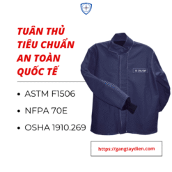 Áo chống hồ quang điện Salisbury, bảo hộ eco3d, quần áo cách điện, salisbry,