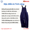 Quần yếm chống tia hồ quang 31 cal, BẢO HỘ ECO3D, DỤNG CỤ CÁCH ĐIỆN, QUẦN ÁO CÁCH ĐIỆN,