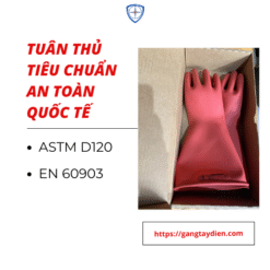 GĂNG TAY CÁCH ĐIỆN LINEMAN, bảo hộ eco3d, lineman, găng tay cách điện,