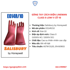 GĂNG TAY CÁCH ĐIỆN LINEMAN, bảo hộ eco3d, lineman, găng tay cách điện,