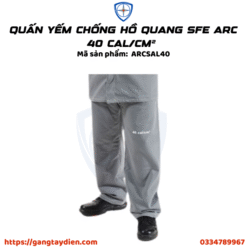 QUẤN YẾM CHỐNG HỒ QUANG SFE, bảo hộ eco3d, quần áo cách điện,