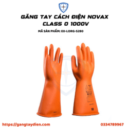 GĂNG TAY CÁCH ĐIỆN NOVAX, bảo hộ eco3d, găng tay cách điện 1000v,
