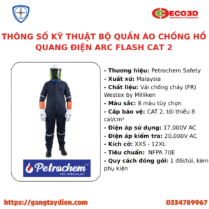 BỘ QUẦN ÁO CHỐNG HỒ QUANG ĐIỆN ARC FLASH, arc flash, quần áo chống hồ quang điện,