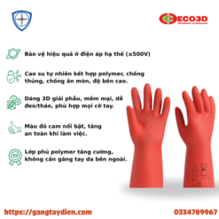 GĂNG TAY COMPOSITE CÁCH ĐIỆN SFE, găng tay cách điện sfe, găng tay sfe, găng tay cách điện hạ áp,