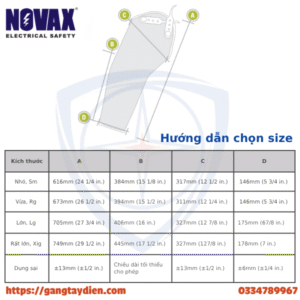 VAI ÁO CÁCH ĐIỆN NOVAX, novax, phụ kiện cách điện,
