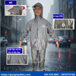 ÁO MƯA BỘ, Áo mưa bộ điện lực, ÁO MƯA IN LOGO EVN, ÁO MƯA TỐT, ÁO MƯA GIÁ RẺ,