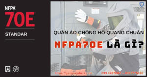 Quần áo chống hồ quang, đồ chống cháy điện, quần áo hồ quang arc flash, bộ đồ bảo hộ hồ quang, bảo hộ điện eco3d,