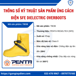 Ủng cách điện SFE, ủng cách điện hạ áp, ủng cách điện 20kv, ủng penta regeltex,