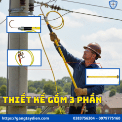 Sào cứu hộ tĩnh điện Salisbury, Sào cứu hộ tĩnh điện giá rẻ, Sào cứu hộ, Sào cứu hộ tĩnh điện chất lượng cao, bảo hộ điện eco3d,sào salisbury,