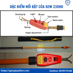 Bút Thử Điện 35kV, Bút Thử Điện 35kV SEW, Bút Thử Điện 35kV SEW 230HD, bút thử điện tiếp xúc, bút thử điện cao áp, bút thử điện giá rẻ, bút thử điện sew, bảo hộ điện eco3d, eco3d,