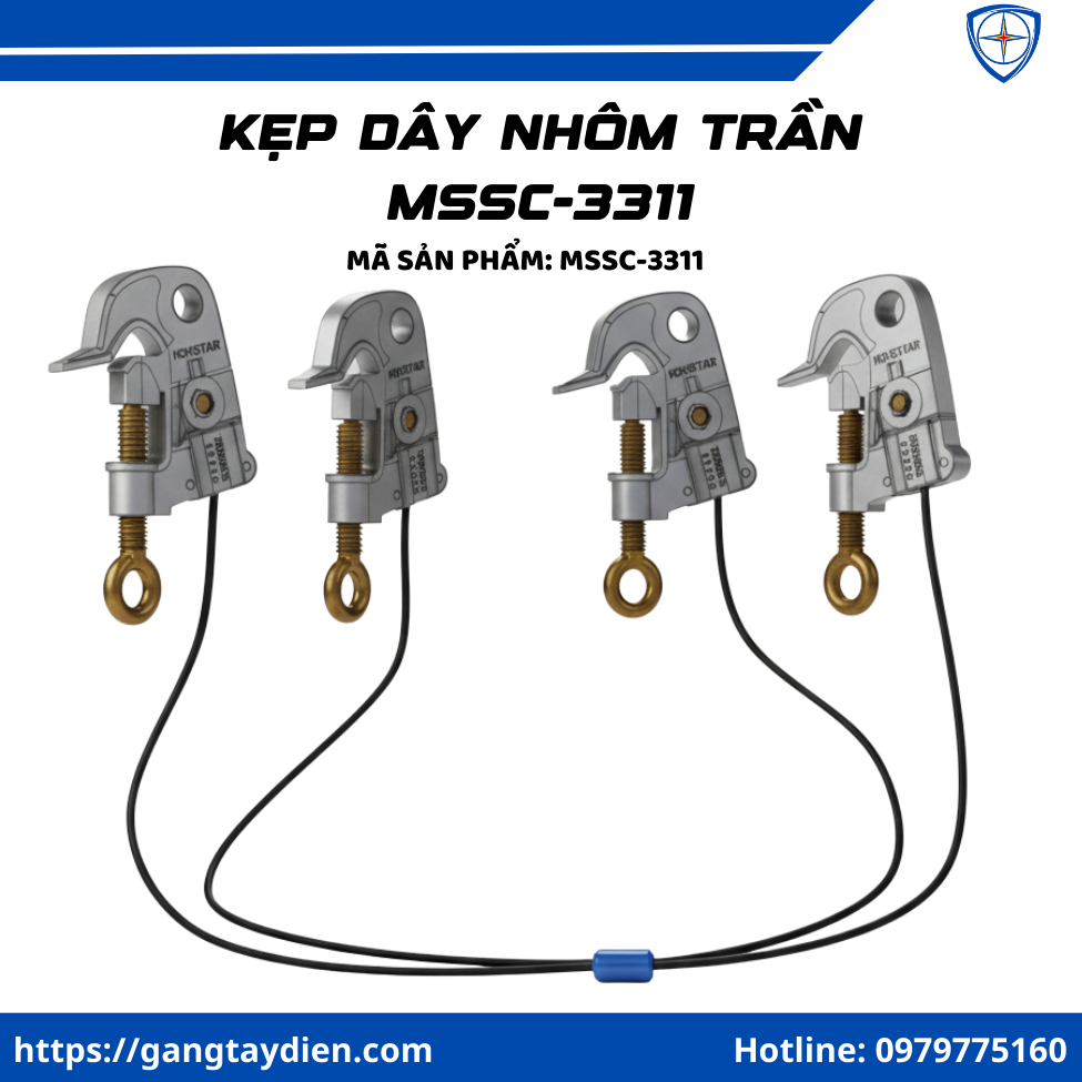 Kẹp nhôm cho cáp trần mssc-3311
