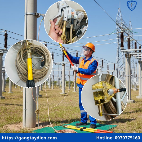 Bộ tiếp địa 35kv 3 pha di dộng tđ-35 việt nam