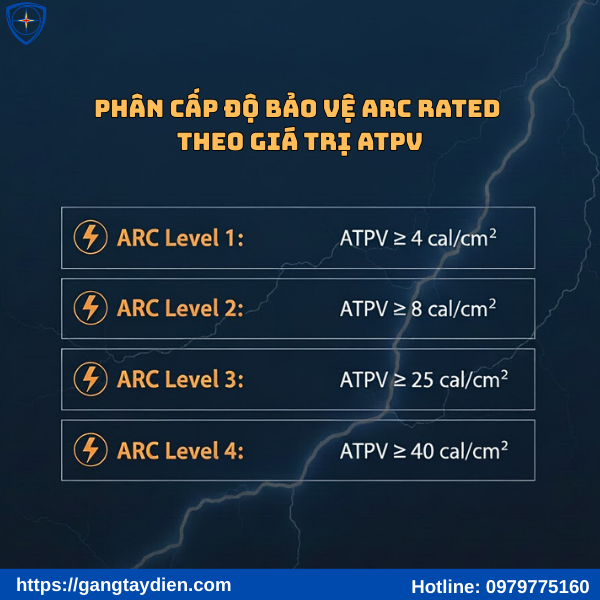 giá trị ATPV trong ngành điện, tiêu chuẩn xác định ATPV, ASTM F1959/F1959M, IEC 61482-1-1, cấp độ bảo vệ Arc Rated, quần áo ARC FLASH, thiết bị bảo hộ hồ quang, bảo hộ điện eco3d, eco3d, bảo hộ lao động giá rẻ, bảo hộ lao động TPHCM,