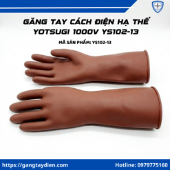 Găng tay cách điện hạ thế YOTSUGI 1000V, bao tay cách điện hạ thế 1000V, găng tay Yotsugi, địa chỉ mua găng tay cách điện Yotsugi, găng tay 1000V yotsugi,