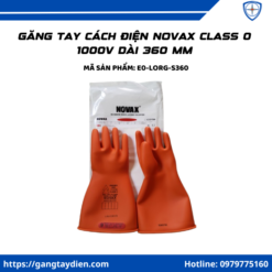 Găng tay cách điện Novax Class 0 1000V, Găng tay cách điện 1000v, găng tay cách điện Novax 1000V, găng tay cách điện 1kv, găng tay cách điện class 0,